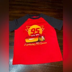 Disney Cars Lightning McQueen Red Kids Shirt - 3T